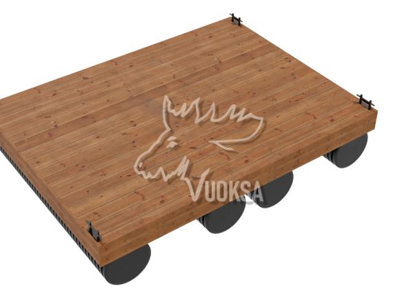 Вуокса пирс 3х4 метра